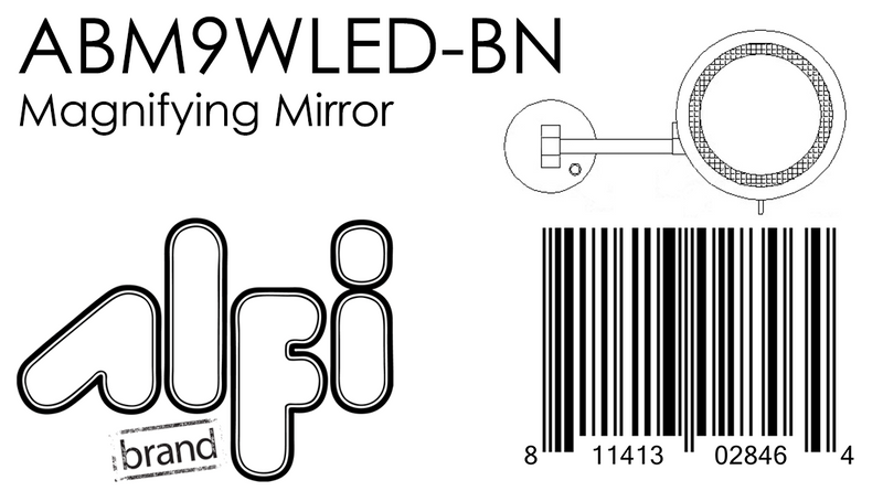 ALFI brand ABM9WLED Mirror
