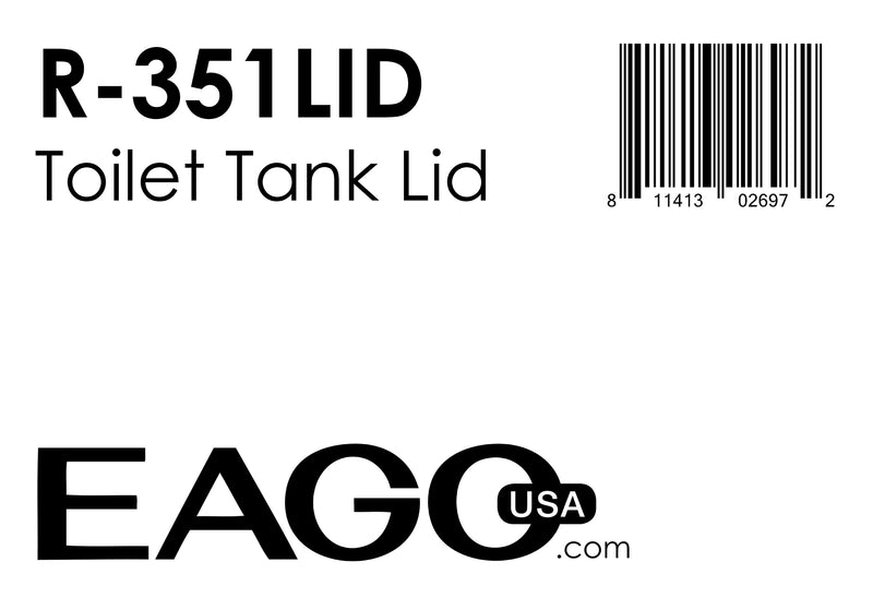 EAGO  Toilet Tank Lid