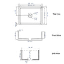 ALFI brand ABF2418 Kitchen Sink
