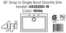ALFI brand AB3020DI Kitchen Sink