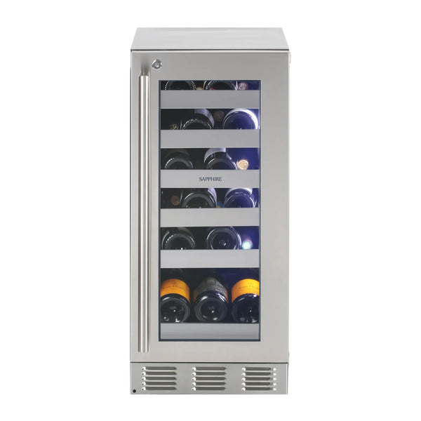 Sapphire Indoor 15" Single Zone Wine Refrigerator
