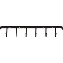 Matte Black Screw-Mount Belt Rack