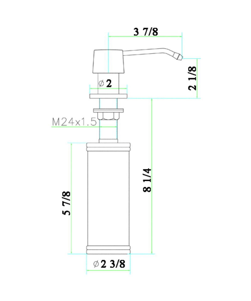 ALFI brand AB5004 Soap Dispenser