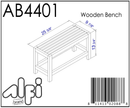 ALFI brand  Bench