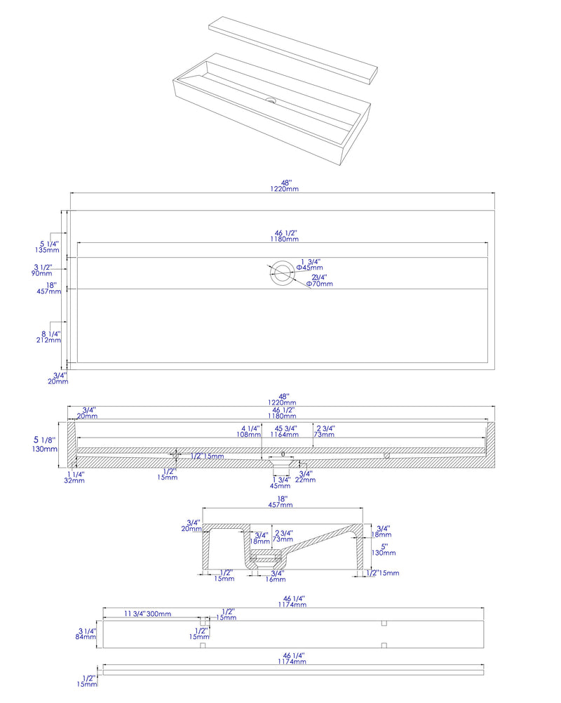 ALFI brand  Bathroom Sink