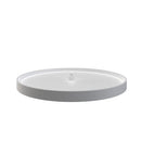 REV A SHELF : Polymer Full-Circle 1-Shelf Lazy Susan w/Bottom Mount Hardware for Corner Base Cabinets