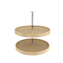 REV A SHELF : Polymer Full Circle 2-Shelf Lazy Susan for Corner Base Cabinets