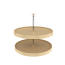 REV A SHELF : Polymer Full Circle 2-Shelf Lazy Susan for Corner Base Cabinets
