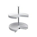 REV A SHELF : Polymer Pie-Cut 2-Shelf Lazy Susan for Corner Base Cabinets