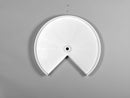 REV A SHELF : Polymer Pie-Cut 2-Shelf Lazy Susan for Corner Base Cabinets