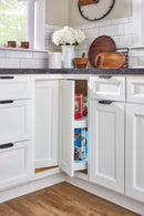 REV A SHELF : Polymer Pie-Cut 2-Shelf Lazy Susan for Corner Base Cabinets