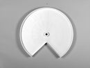 REV A SHELF : Polymer Pie-Cut 2-Shelf Lazy Susan for Corner Base Cabinets