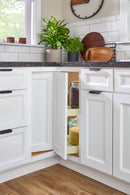 REV A SHELF : Polymer Pie-Cut 2-Shelf Lazy Susan for Corner Base Cabinets