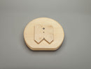 REV A SHELF : Banded Wood D-Shaped Lazy Susan for Corner Wall Cabinets w/Swivel bearing