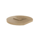 REV A SHELF : Banded Wood D-Shaped Lazy Susan Shelf for Corner Base Cabinets w/ Swivel Bearing