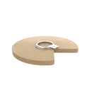 REV A SHELF : Banded Wood Kidney-Shaped Lazy Susan for Corner Base Cabinets w/Swivel bearing