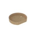REV A SHELF : Natural Wood Tall D-Shaped Lazy Susan for Corner Wall Cabinets w/ Swivel Bearing