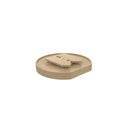 REV A SHELF : Natural Wood Tall D-Shaped Lazy Susan for Corner Wall Cabinets w/ Swivel Bearing