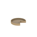 REV A SHELF : Natural Wood Kidney-Shaped Lazy Susan Shelf for Corner Wall Cabinets