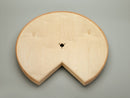 REV A SHELF : Natural Wood Kidney-Shaped 2-Shelf Lazy Susans for Corner Base Cabinets