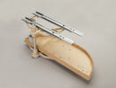 REV A SHELF : Natural Wood Pivot and Slide Half-Moon 2-Shelf Organizer for Blind Corner Cabinets
