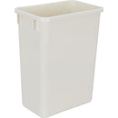 Double White 35 Quart Top-Mount Trashcan Pullout for 15" Opening