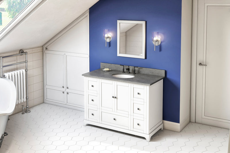 48" White Addington Vanity