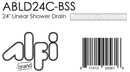 ALFI brand  Shower Drain