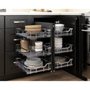 Extra Polished Chrome Baskets for 15" STORAGE WITH STYLE® Blind Corner Organizer