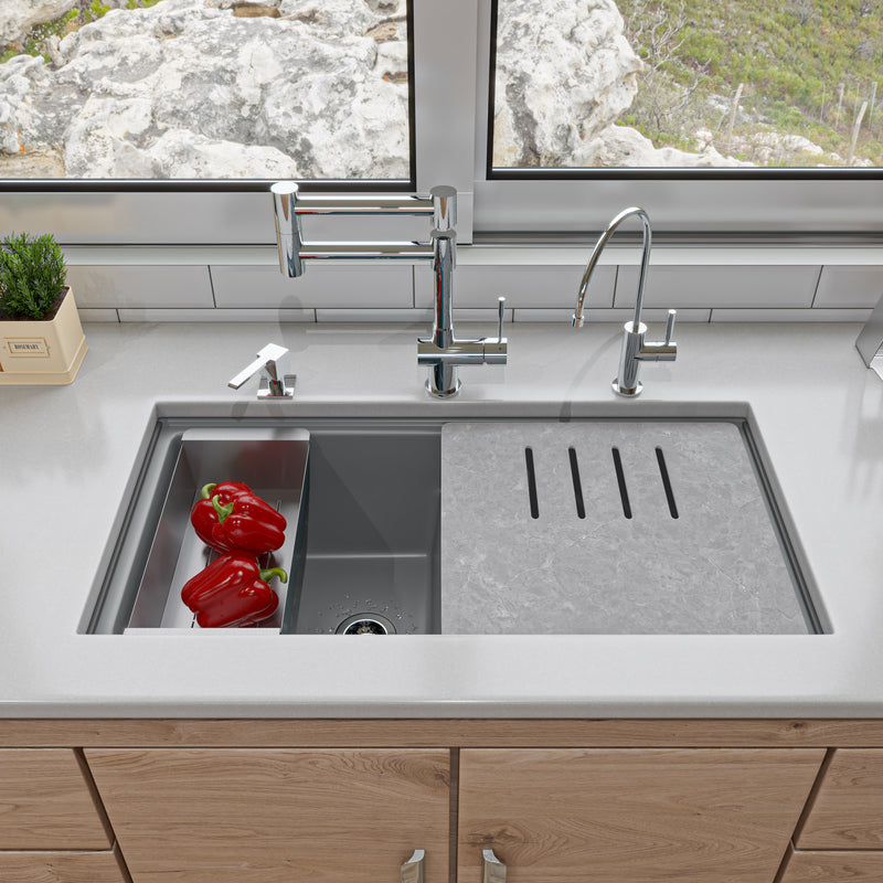 ALFI brand AB3418DBUM Kitchen Sink