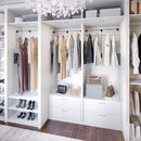 Chrome Expandable Wardrobe Lift for 21" - 24" Openings