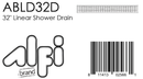 ALFI brand  Shower Drain