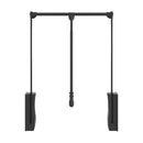 Black Expandable Wardrobe Lift for 25-1/2" - 35" Openings