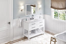 33" W x 1" D x 28" H White Cade mirror
