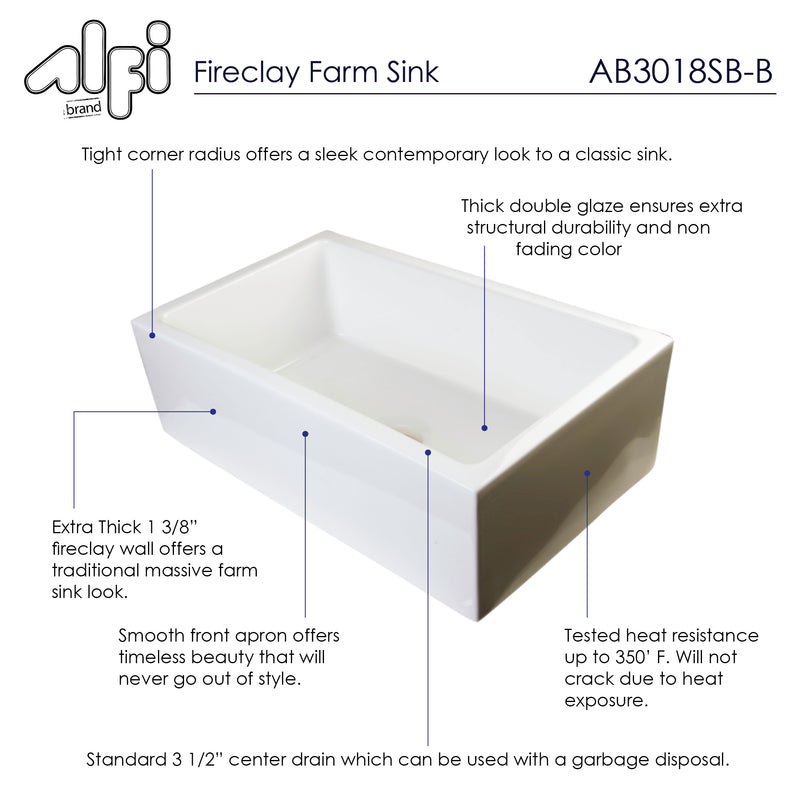 ALFI brand AB3018SB Kitchen Sink