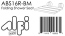 ALFI brand ABS16R Shower Seat