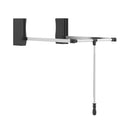 Chrome Expandable Wardrobe Lift for 21" - 24" Openings