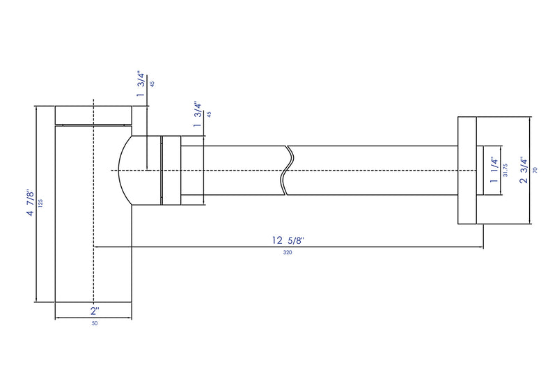 ALFI brand AB9005 P-Trap