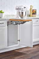 REV A SHELF : Mixer/Appliance Lifting System w/ Shelf Included for Base Cabinets