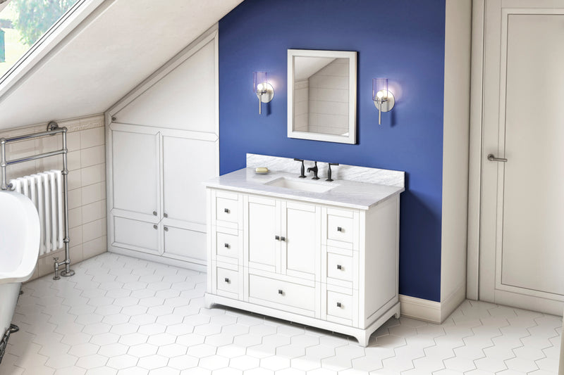 48" White Addington Vanity