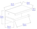 AlFI brand ABTPC66 Toilet Paper Holder