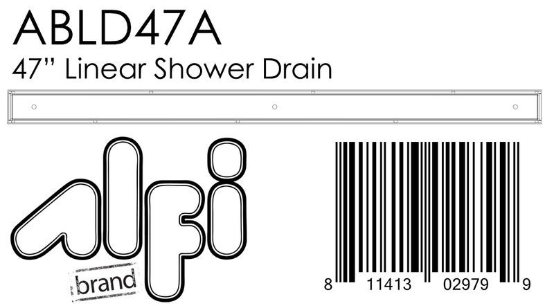 ALFI brand ABLD47A Shower Drain