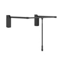 Black Soft-close Expandable Wardrobe Lift for 33" - 48" Openings