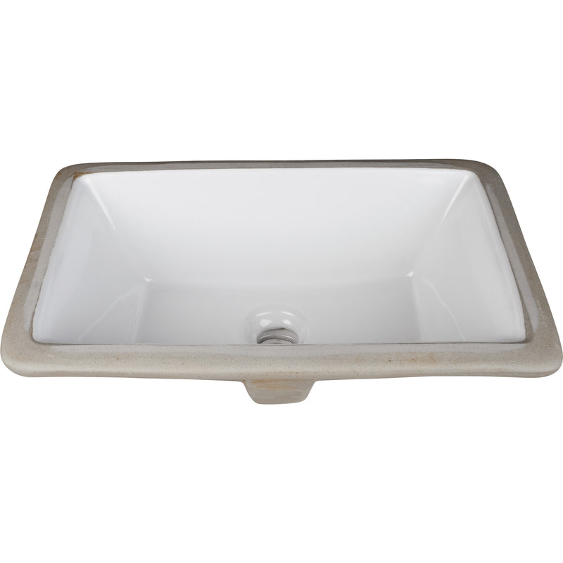 24" Grey Addington Vanity, White Carrara Marble Vanity Top, undermount rectangle bowl