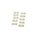 Wire Management Adhesive Clips, White (10 pcs)