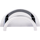 Top Knobs: SANCTUARY (R) Half Circle Open