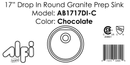 ALFI brand AB1717DI Kitchen Sink