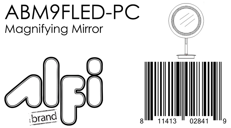 ALFI brand ABM9FLED Mirror