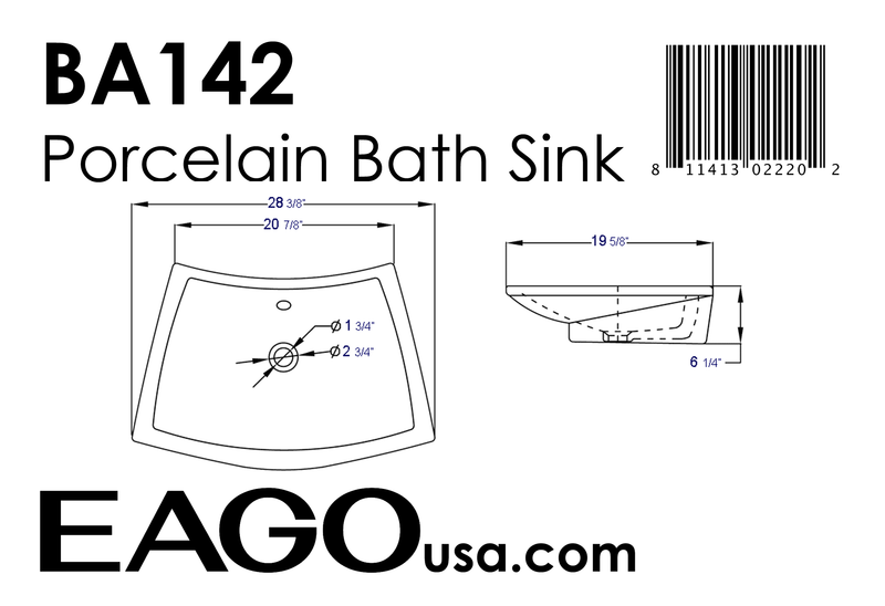 EAGO  Bathroom Sink