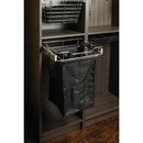 Chrome 18" Deep Pullout Canvas Hamper with Removable Laundry Bag